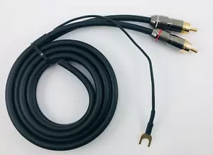Audiokabel Rca Plattenspieler Micro Seiki Hoch Treue' Abgeschirmtes Mit Masse - Bild 1 von 10