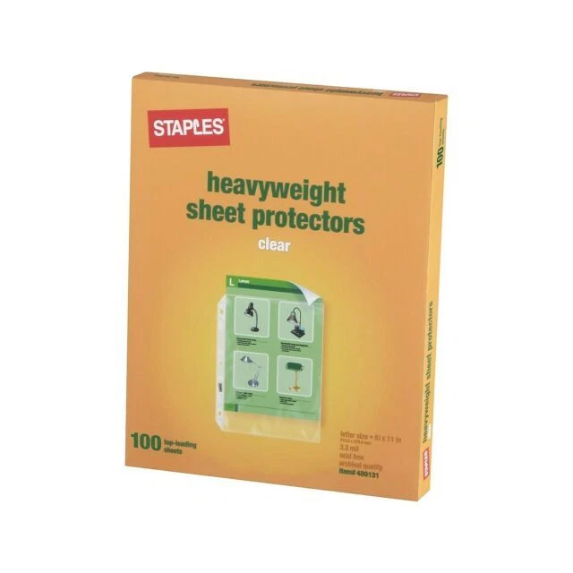 Staples 31866 Document Sleeve - Clear