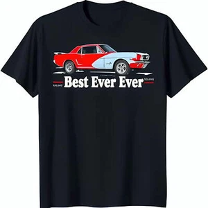 Classic Black T-Shirt with Retro Graphic 'Best ' Design - Picture 1 of 4