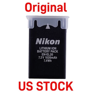 Original Battery EN-EL20 For Nikon 1 AW1 J1 J2 J3 S1 COOLPIX P950 P1000 DL24-500 - Picture 1 of 3
