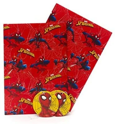 Spiderman Wrapping Paper - Wrapping Paper for Birthday Boy - Wrapping Paper She - Image 1 of 3