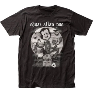 Edgar Allan Poe Rubberhose Gothic American Poet Fitted Jersey Tee IMP160 - Picture 1 of 3