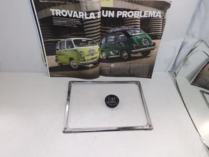 FIAT 600 MULTIPLA DEL 62 - CORNICE TARGA POSTERIORE CROMATA - Foto 1 di 3