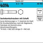 Sechskantschraube Iso 4014 M.Schaft M 20 X 170 A 2 - 70 Ad-W2