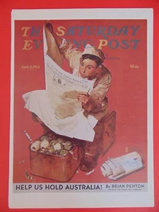 Saturday Evening Post April 11, 1942 (REPRINT) Norman Rockwell (COVER ONLY) - Picture 1 of 1