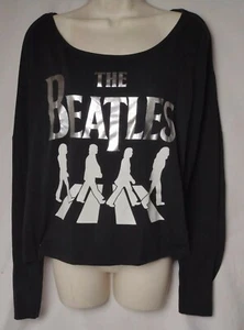 APPLE CORP 2012 Beatles Band XXL Women's Black Top A BEATLES FEATURES ABBEY ROAD - Picture 1 of 10