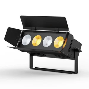 Faretti 200W COB Par Light Bianco Caldo e Freddo con Porta Fienile Illuminazione Palco DJ - Foto 1 di 17