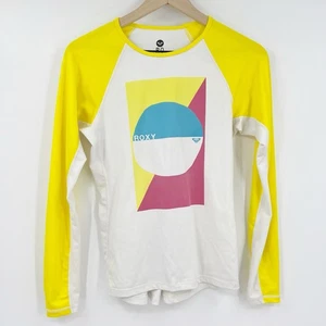 Roxy Long Sleeve Rash Guard Size Small Swim Shirt Beach Pool Surf Travel - Picture 1 of 3