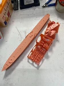 Kit modellino non verniciato cacciatorpediniere Holland classe Tromp stampato in 3D 1/350 NUOVO - Foto 1 di 5