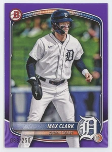 Bowman Prospects Purple Border Max Clark 88/250 Tigers 2025 #BP-24 A79 - Imagen 1 de 2