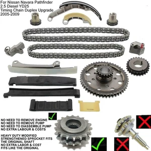 For Nissan Navara D40 2.5 TD YD25 Diesel duplex Timing chain conversion kit ->09 - Picture 1 of 1