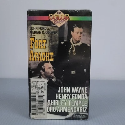Fort Apache VHS NEW SEALED John Wayne Henry Fonda RKO Color Classic Western Foto 1 de 4