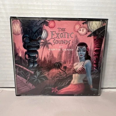 The Exotic Sounds of Martin Denny - Double CD 2 Disc Set - Tiki Lounge - Jazz Foto 1 de 4