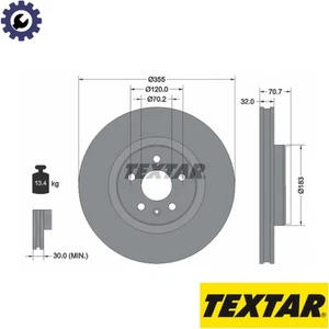 2x BRAKE DISC 92313905 FOR TESLA MODEL/X - Picture 1 of 6