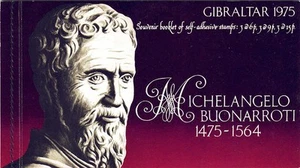GIBILTERRA 1975 Michelangelo Buonarroti LB MNH** - Picture 1 of 1