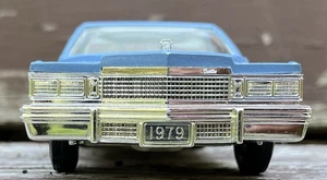 1979 Cadillac Fleetwood Cerulian Blue 1/25 Scale Dealer Promo Car with box. - Bild 1 von 7