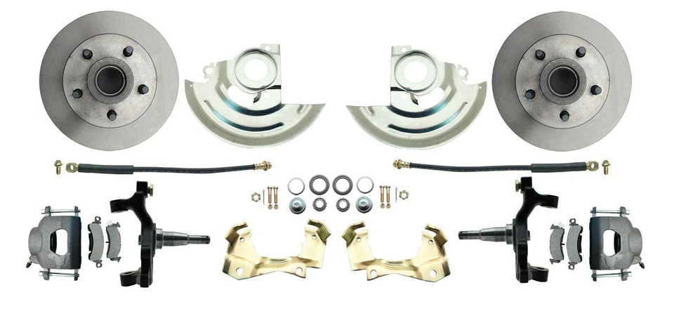 Fits 1964-1972 GM A Body 2" Drop Front Disc Brake Kit DBK6472D - Изображение 1 из 4