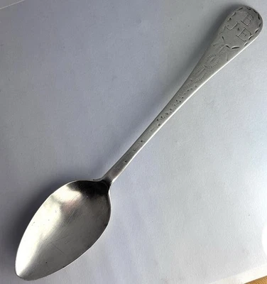 Moneda colonial americana cuchara de plata Amos Munson New Haven CT C. 1780 Foto 1 de 4