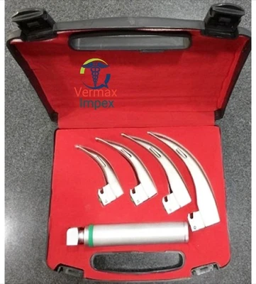 JUEGO DE LARINGOSCOPIO 4 HOJAS VERMAX IMPEX Foto 1 de 4