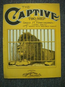 The CAPTIVE Two Step by David H Hawthorne, Vintage 1909 Sheet Music - Picture 1 of 1