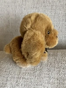 VINTAGE 1984 PUPPY TOES DOG PLUSH Big Head Long Ears Sad Eyes 8” Morehead Enesco - Picture 1 of 13