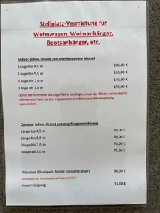 Vermietung von Stellplätzen - Bild 1 von 1