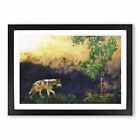 Abstract Wolf Vol.5 Wall Art Print Framed Canvas Picture Poster Decor
