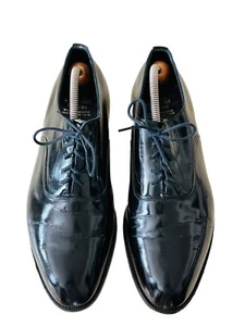 BROOKS BROTHERS ENGLISCHE OXFORDS SCHWARZ LACKLEDER CURZON SCHUHE EU 41 /US 8 D - Bild 1 von 15