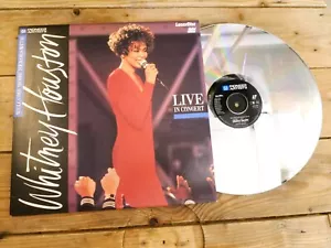 WHITNEY HOUSTON LIVE IN CONCERT NTSC LD WITH LASERDISC COLLECTOR ORIGINAL 1991 - Picture 1 of 6