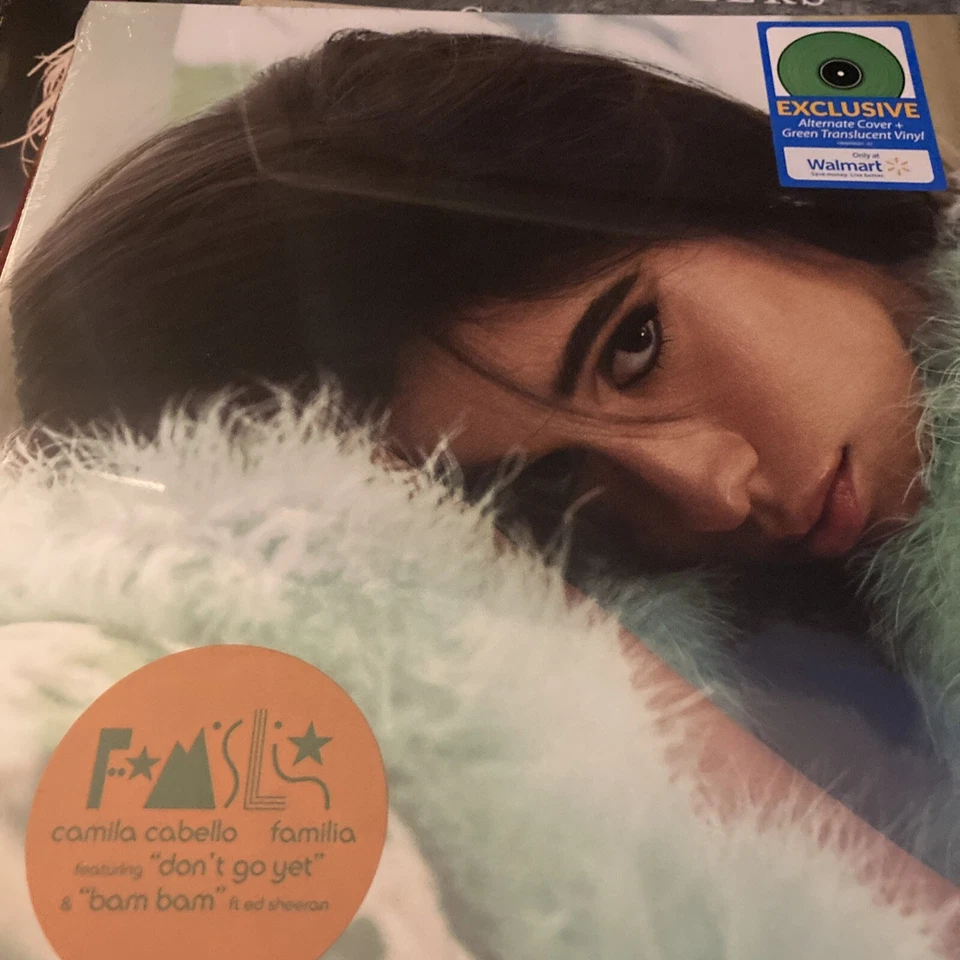 Camila Cabello - Familia Walmart Excl. Translucent Green Vinyl Sealed & In-Hand - Image 1 of 1