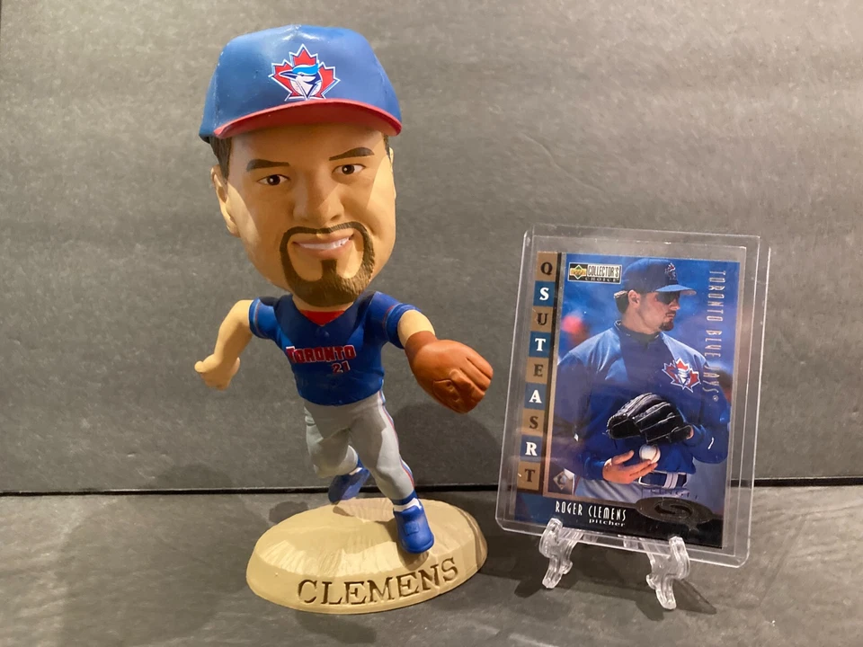 Roger Clemens Toronto Blue Jays SET-Headliners 7" Figura-1998 Starquest Card SQ4 Foto 1 de 4