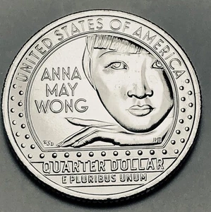 2022 D Washington 25c American Women Series, Anna May Wong circulated - Bild 1 von 1