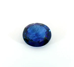 ZERTIFIZIERTER NATÜRLICHER KÖNIGSBLAUER SAPHIR 2,94 KARAT OVAL 9 X 8 MM LOSER EDELSTEIN - Bild 1 von 5