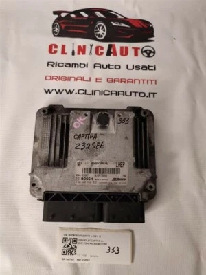 RICAMBI USATI 96878476 0261209318 CENTRALINA MOTORE CHEVROLET Captiva 1°  810984 - Immagine 1 di 2