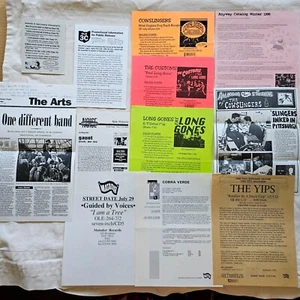 Lot #AFF: 1990s Ohio Bands Labels Shake It GBV Cowslingers Anyway Gaunt Ephemera - Picture 1 of 20