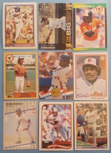 EDDIE MURRAY 9 Card Lot Inserts New York Mets Dodgers Orioles Collection - Picture 1 of 4