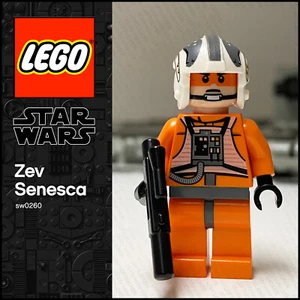 GENUINE LEGO Star Wars Minifigure Rebel Pilot Zev Senesca sw0260 8089 8083 - Picture 1 of 5