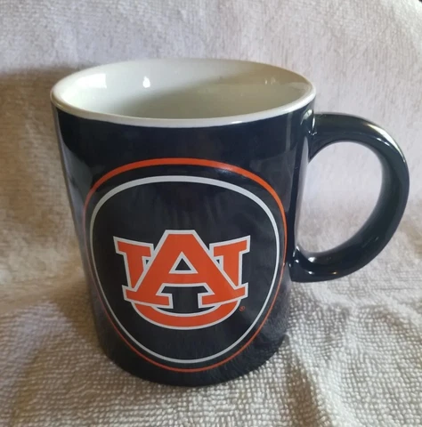 Auburn University Tigers NCAA 14oz Sculpted Ceramic Warm Up Mug Boelter Brands Cover