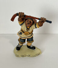 Boyds Bear Bearstone Blade Hattrick He Shoots He Scores Hockey Figurine 228357