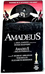 Amadeus (VHS, 1993)(Drama) F. Murray Abraham, Tom Hulce, Elizabeth Berridge! - Foto 1 di 6