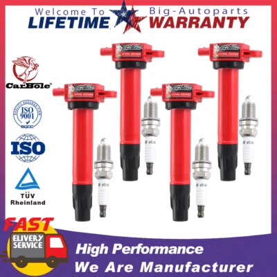 4X Ignition Coil Spark Plug Pack For 2007-2017 Jeep Patriot Compass 2.0L 2.4L L4 - Image 1 of 4