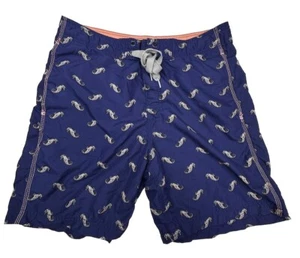 Reyn Spooner Men Swim Trunks Seahorse 32 Blue - Picture 1 of 7