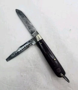 Vintage Schrade Walden 205 Knife 2 Blade Electrician ITE Circuit Breaker Company - Picture 1 of 13