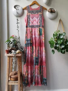 Anthropologie BHANUNI BY JYOTI Alessandra Maxi Dress Boho UK 10 rrp £180 Prom - Picture 1 of 12