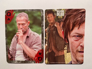 Swap Cards WALKING DEAD Merle Dixon Queen of Spades AMC 2013 Michael Rooker