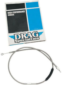 Drag Specialties Braided High Efficiency Clutch Cable 74 11/16in. 0652-1458