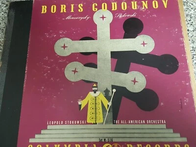 BORIS GODOUNOV-Moussorgsky-Stokowski-All-American Orch Columbia M516 78 rpm 1942 - Image 1 of 4