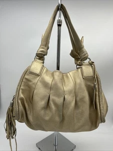 Cole Haan Schultertasche Gold Leder - Bild 1 von 9