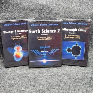 Ultimate Science Curriculum Video DVD Earth Biology Math Microscopes NEW Lot 3 - Picture 1 of 1