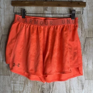 Under Armour Shorts Womens SM Coral Running Athletic Loose - Picture 1 of 10